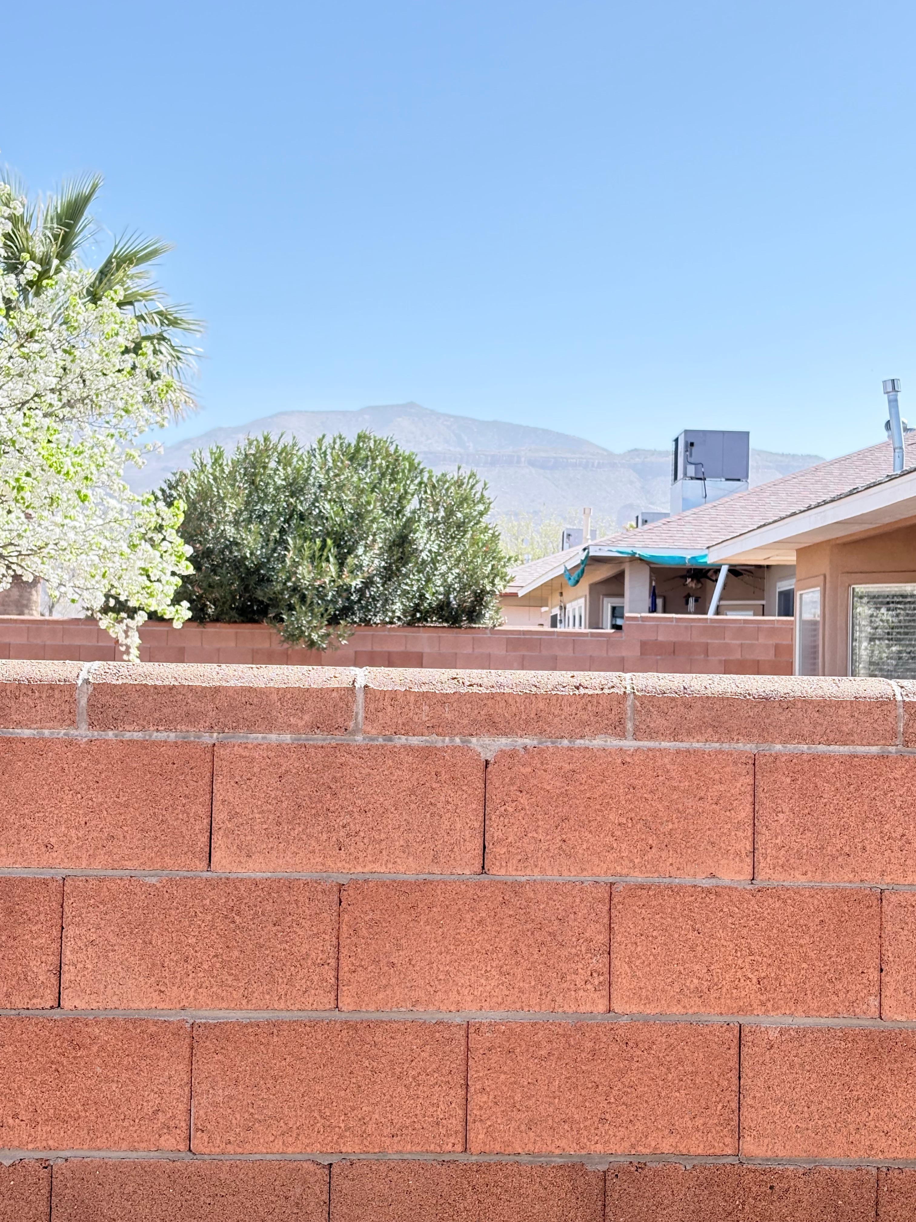 View off master bedroom 