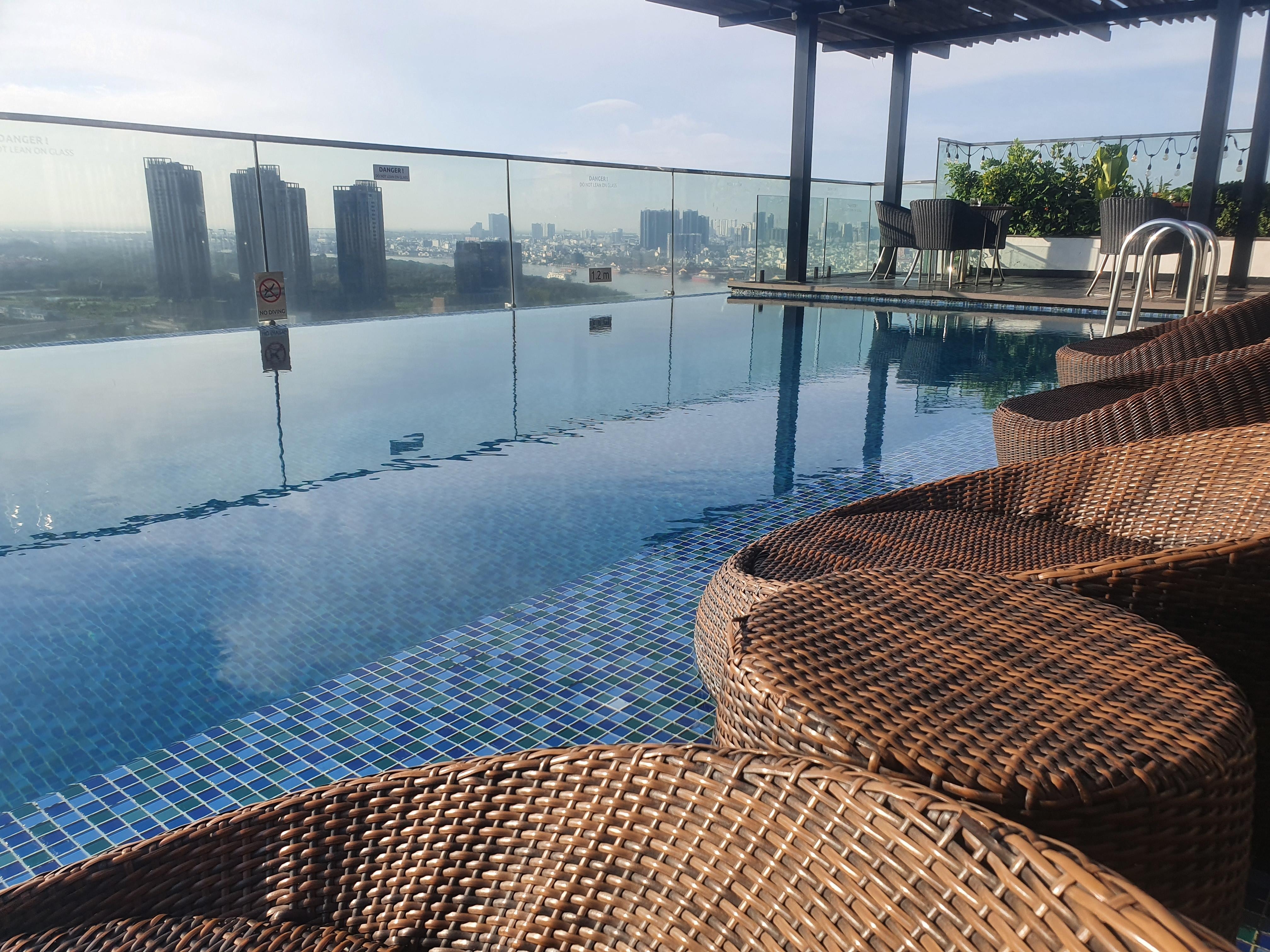 Rooftop pool