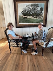 They really played chess!