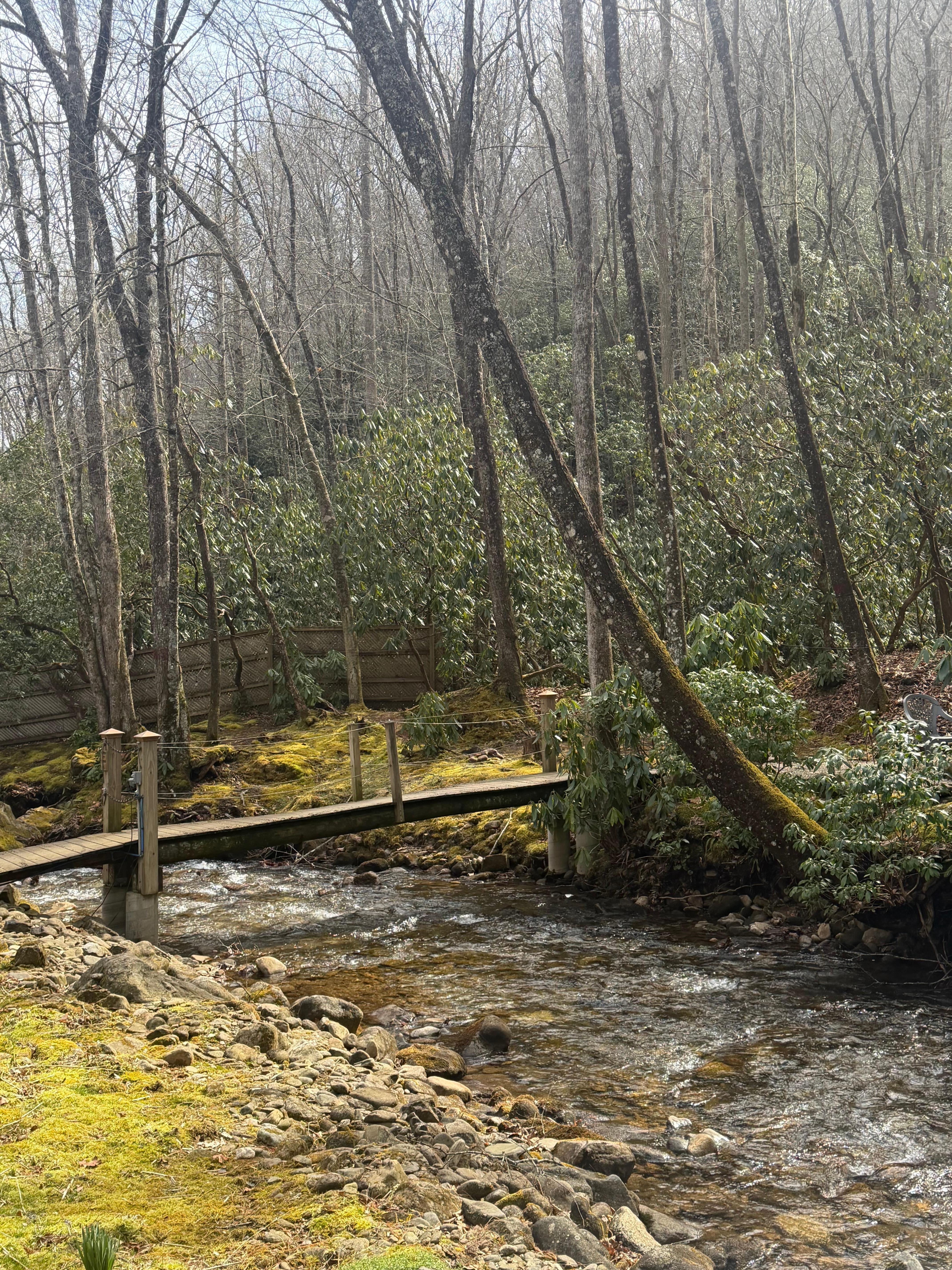Sitting in the hot tub. 