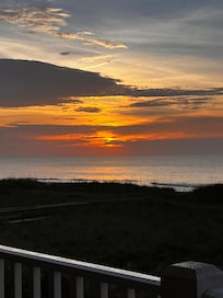 Sunrise from the balcony.