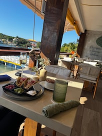 Lunch at the restaurant