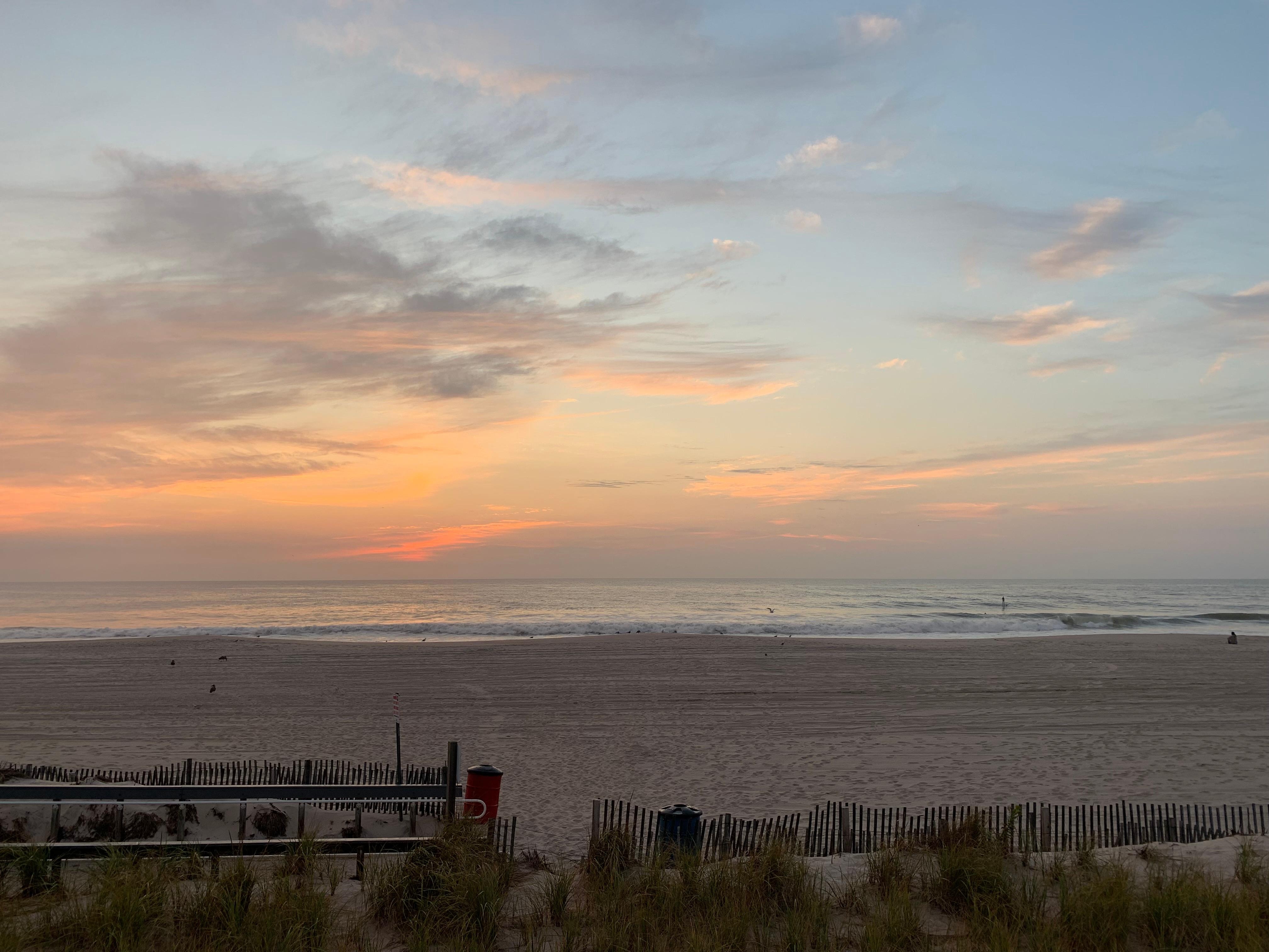 Boardwalk beach view 