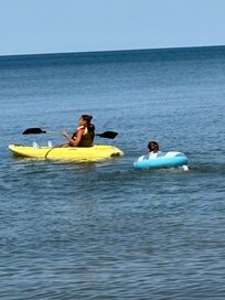 Older girl loved the kayaks