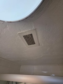 The exhaust fan is disgusting.