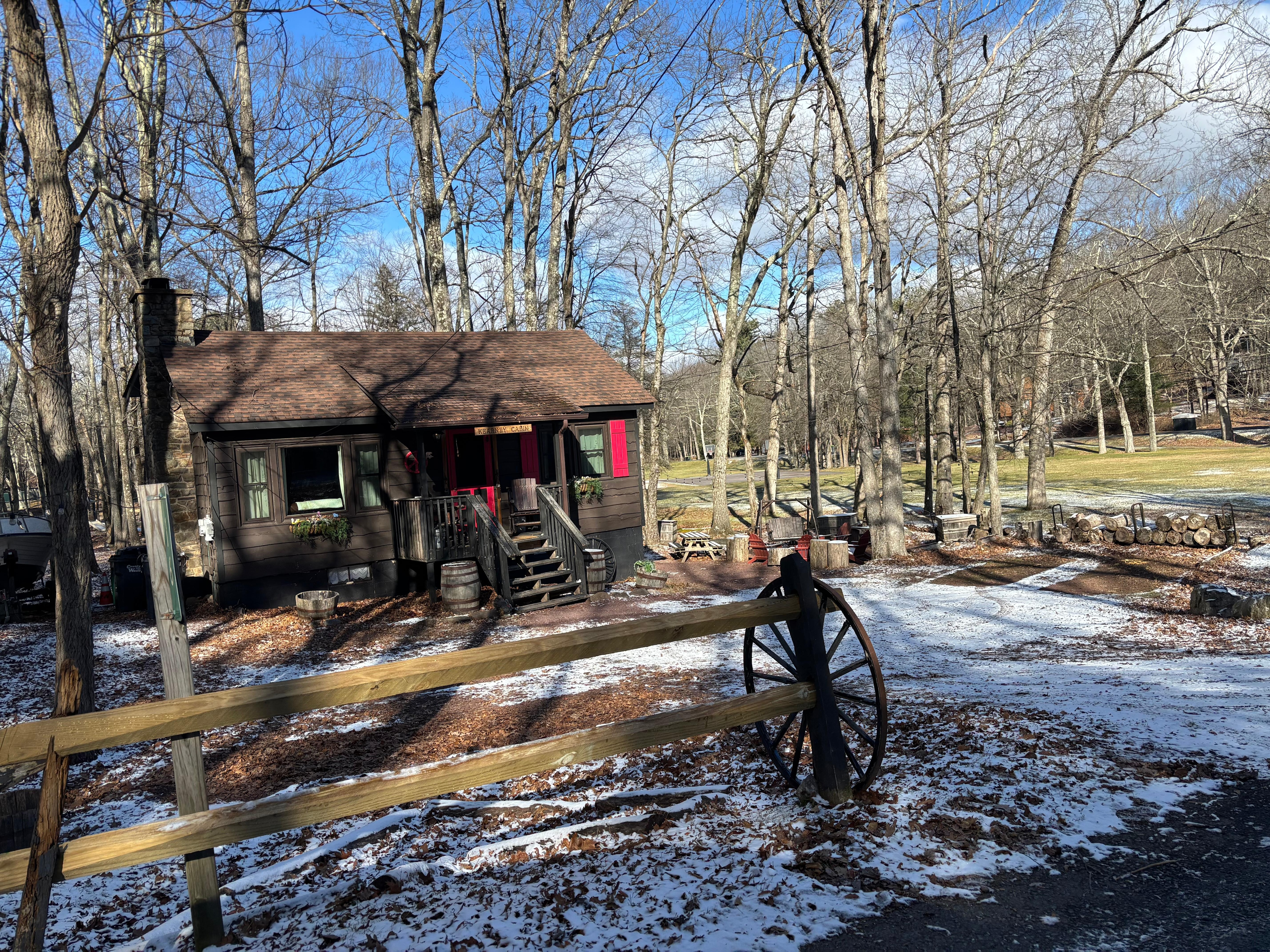 Cabin from the road.