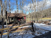 Cabin from the road.