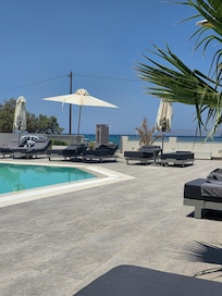 Beautiful pool and comfortable sun loungers