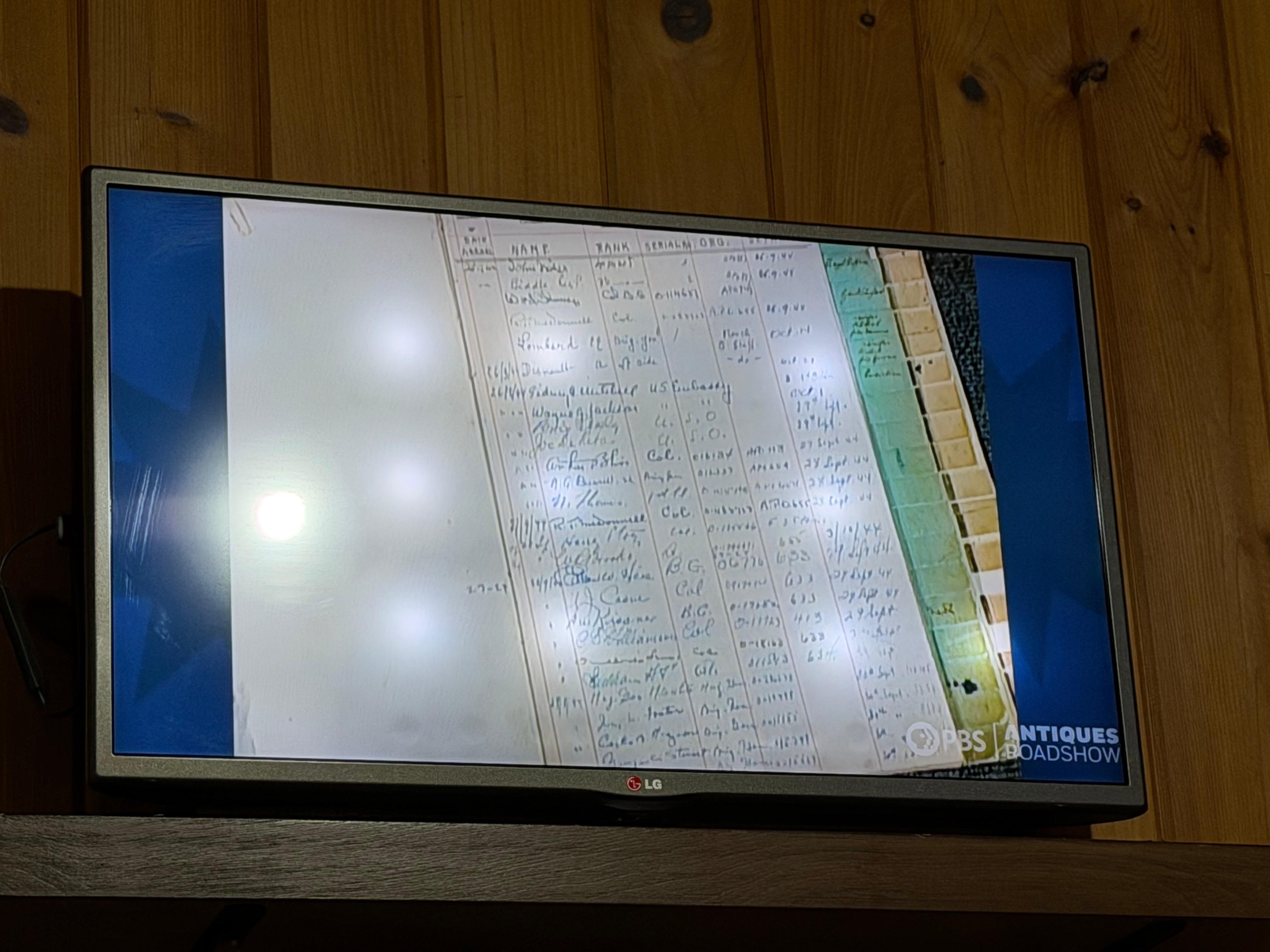 Weird spots on TV (not a reflection of a light)