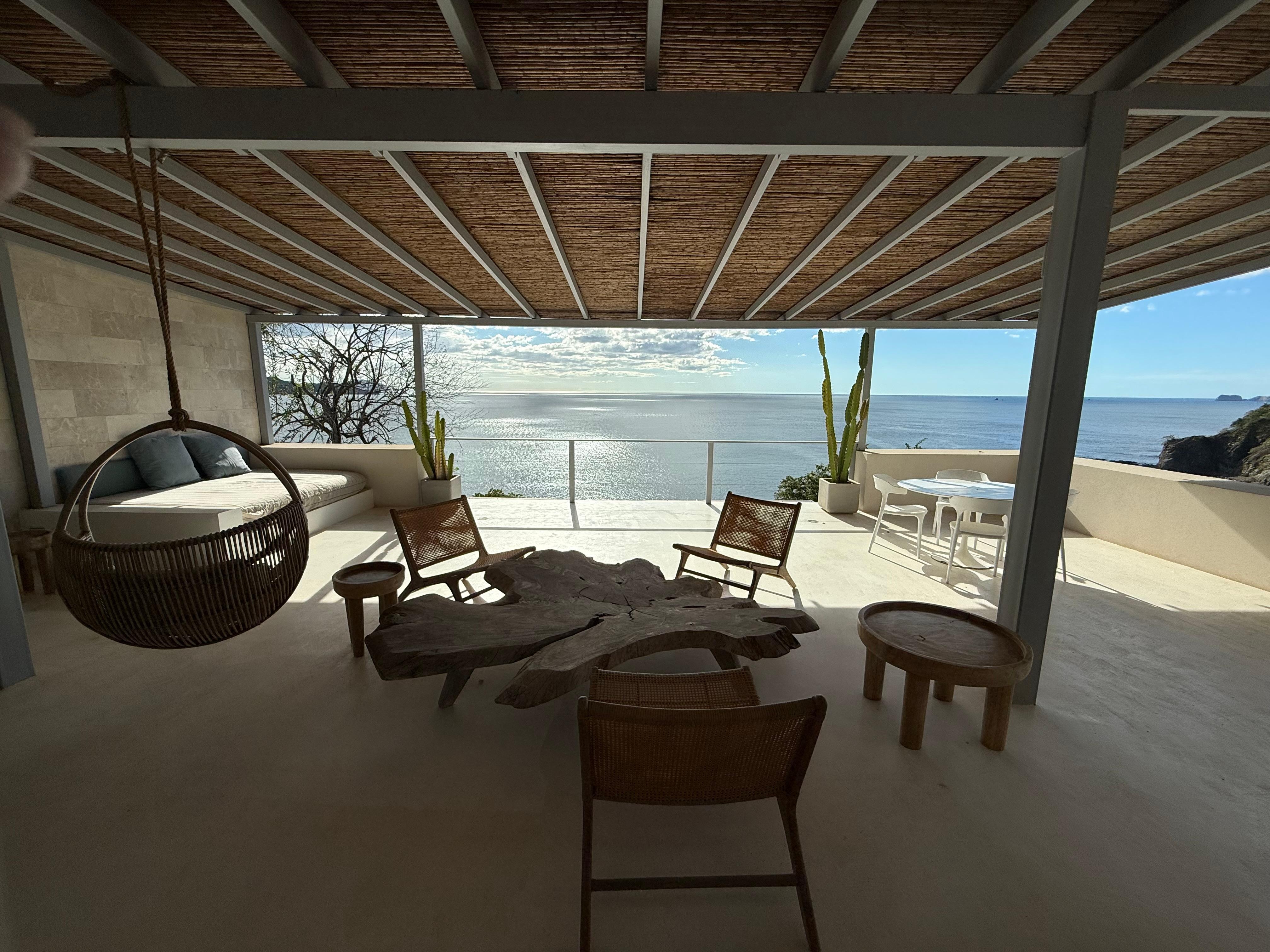 Upper deck off the main guest room