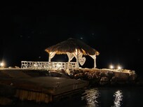 There was a wedding at this hotel.