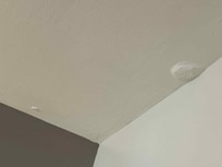 Second room cracked ceiling