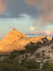 Moonrise from the deck