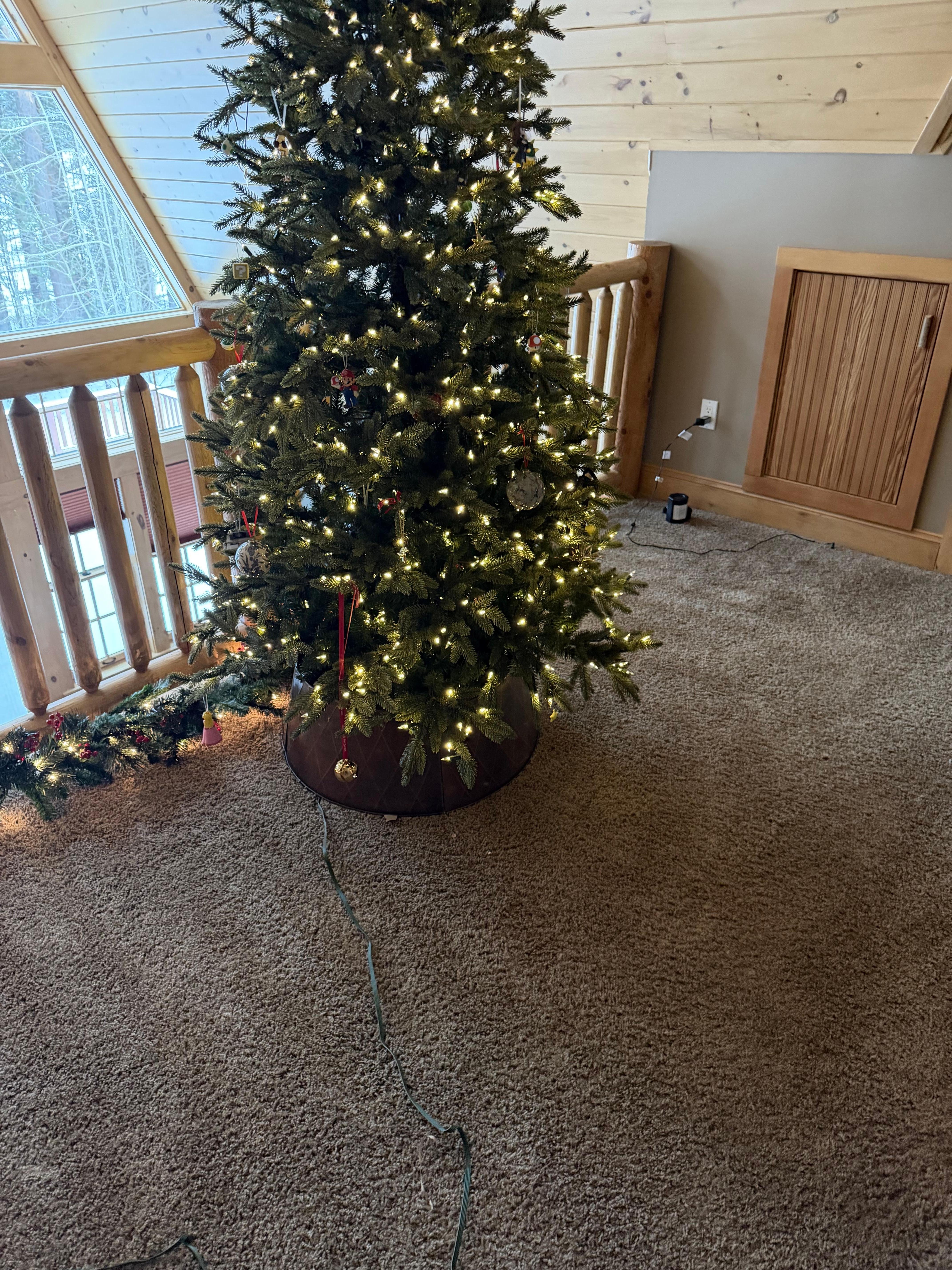 We brought our own tree to give us a little bit of Christmas vibe.