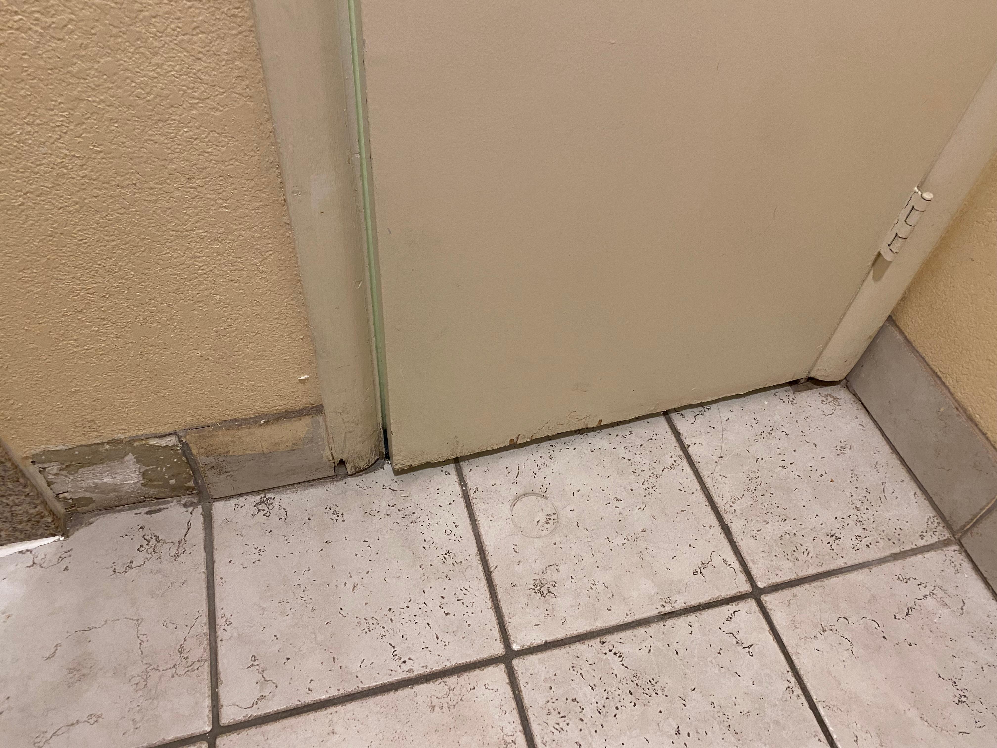 Tile in bathroom