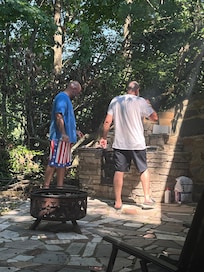 Outdoor grill was awesome
