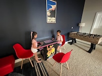 Older kids loved the games upstairs!