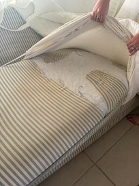 Couch in the living room