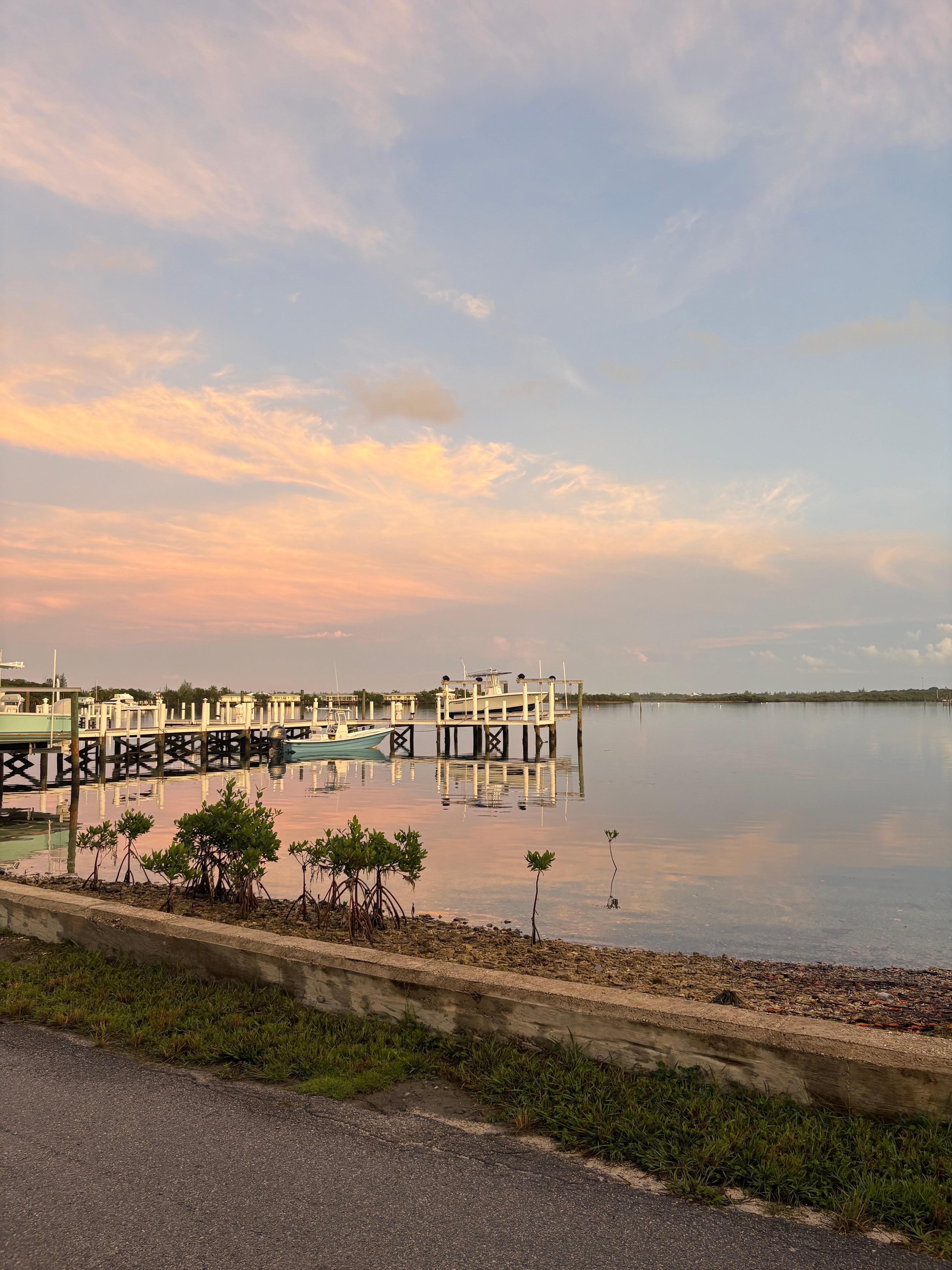 Sunset at nearby Green Turtle Club
