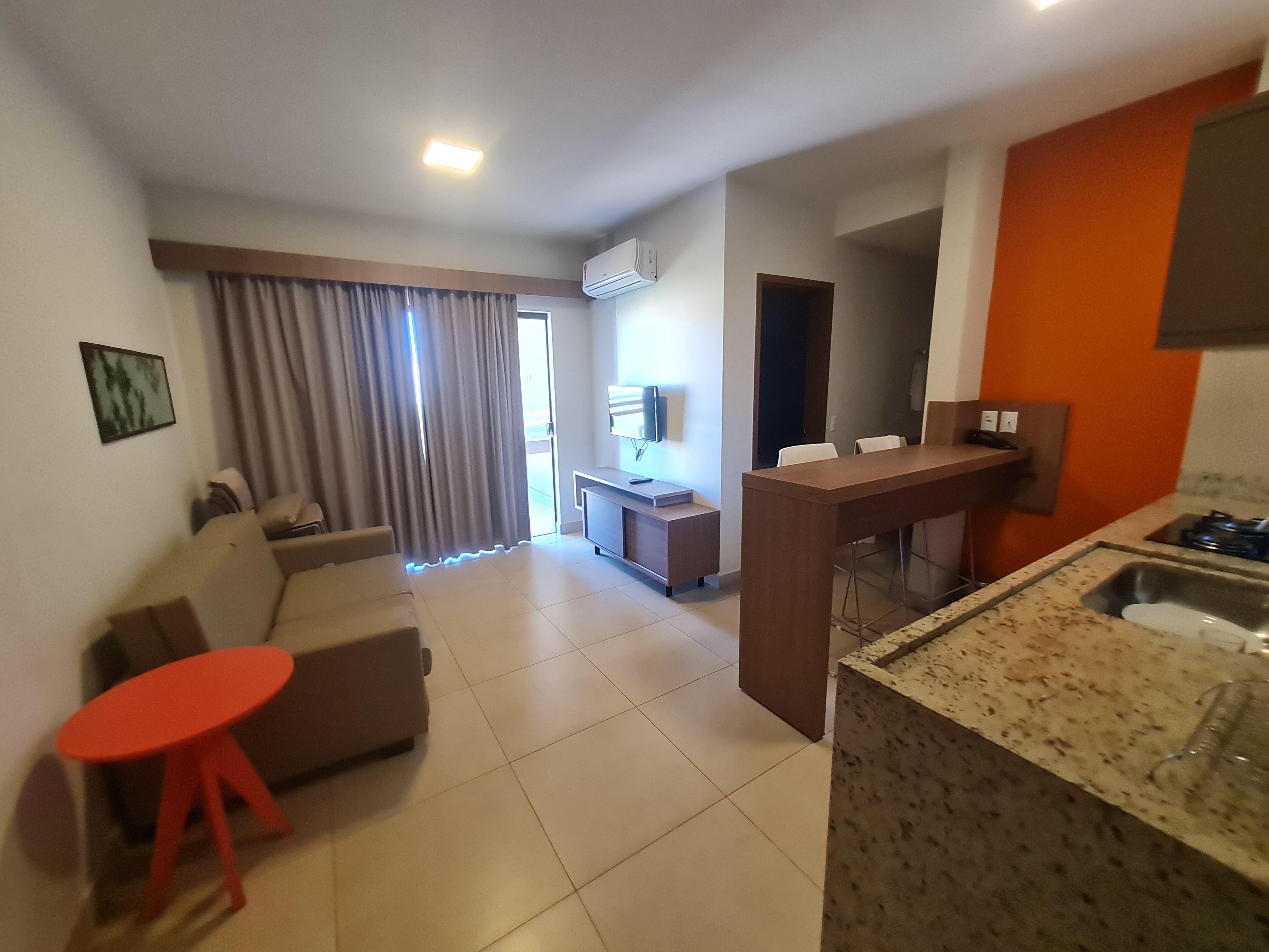 Sala com cozinha