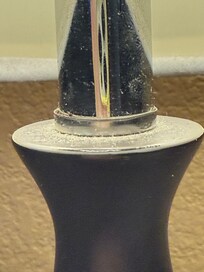 Every lamp came with its own coat of dust.