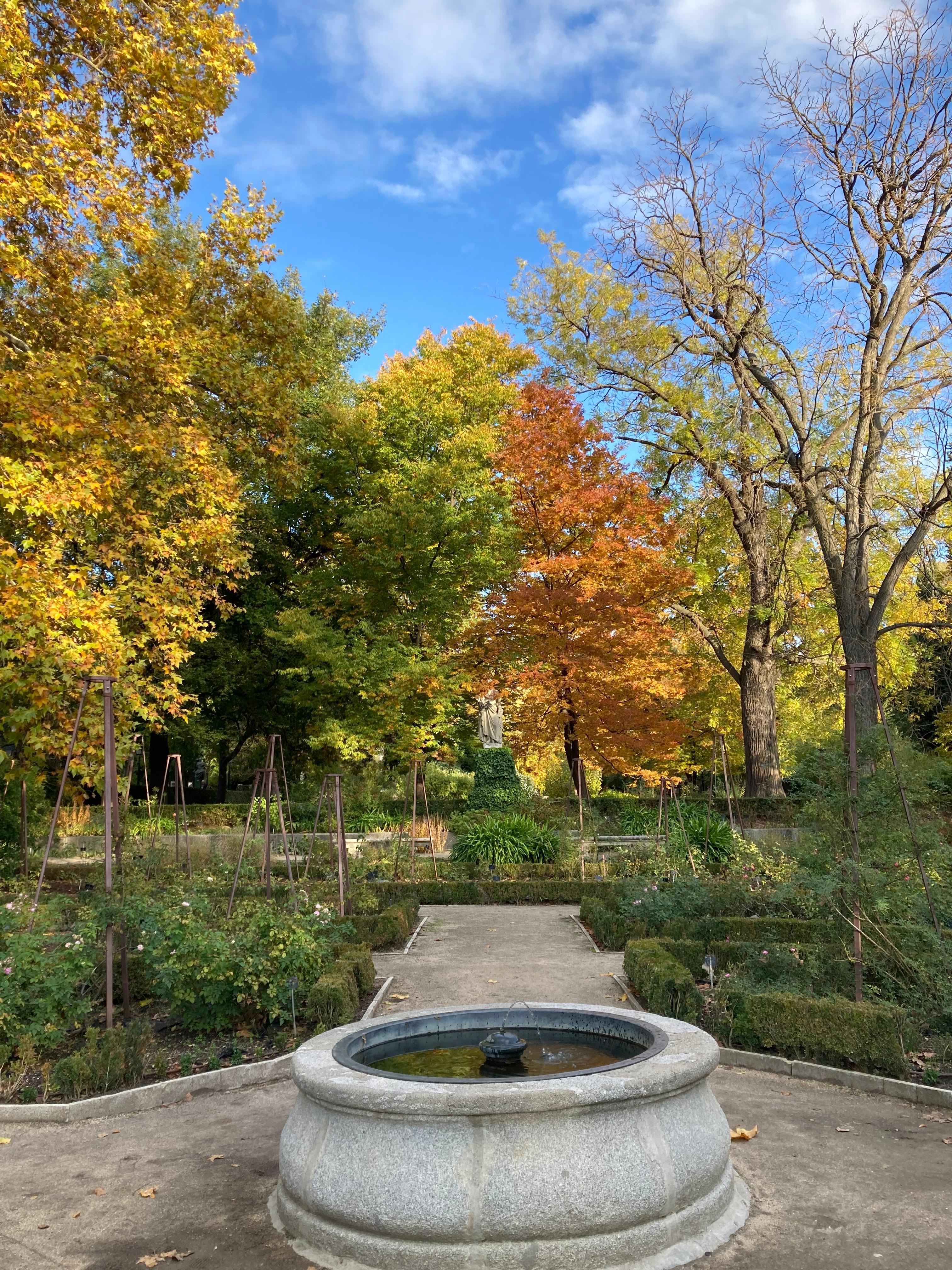 Park/ garden 2 blocks away. 
(Also 6 minutes walk to the Prado and 2 minutes to the Reina Sofia