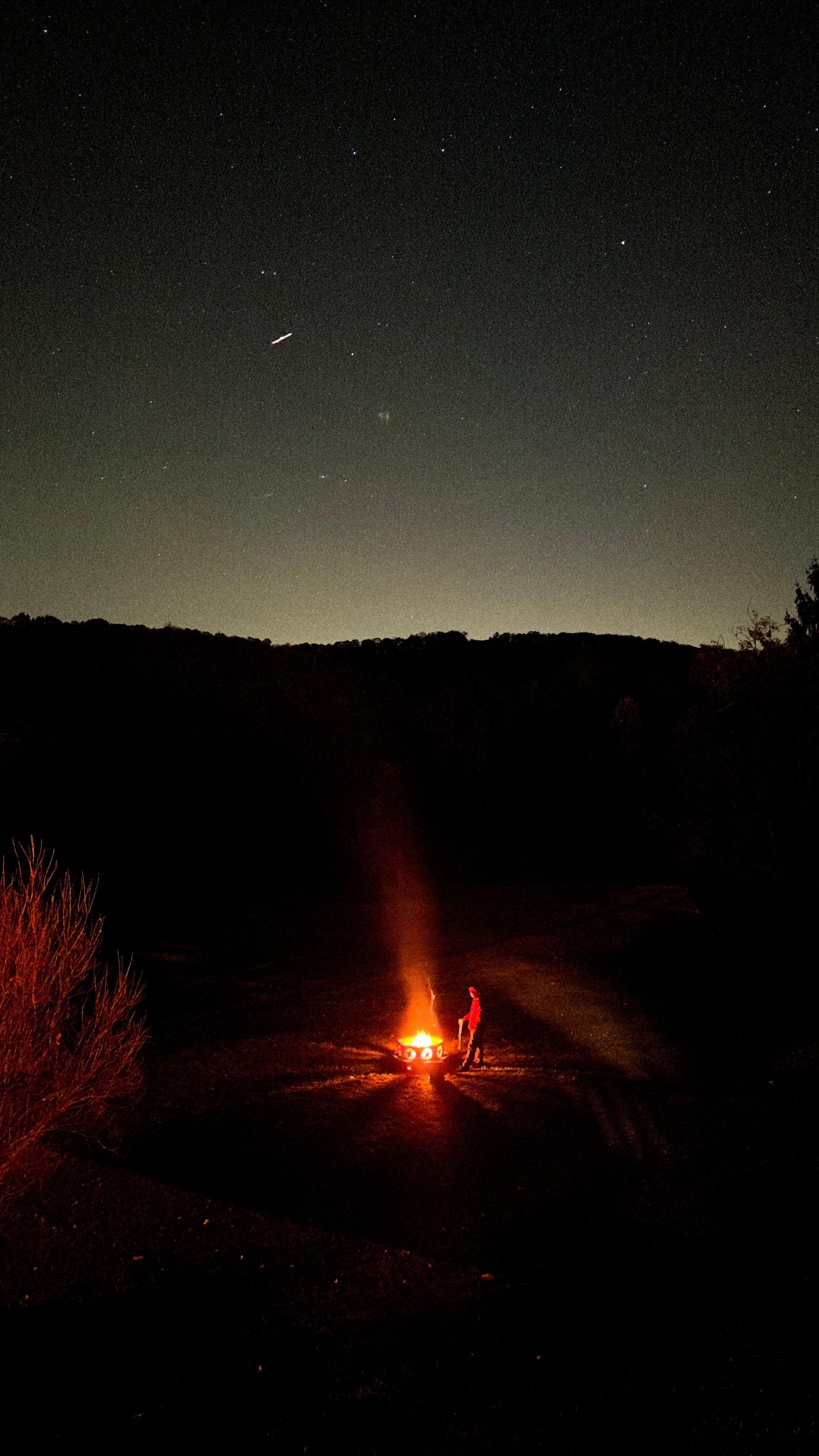 Pic of the fire pit from the deck