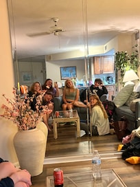Game night in the condo!