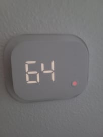 Thermostat after calling Manager/Owner