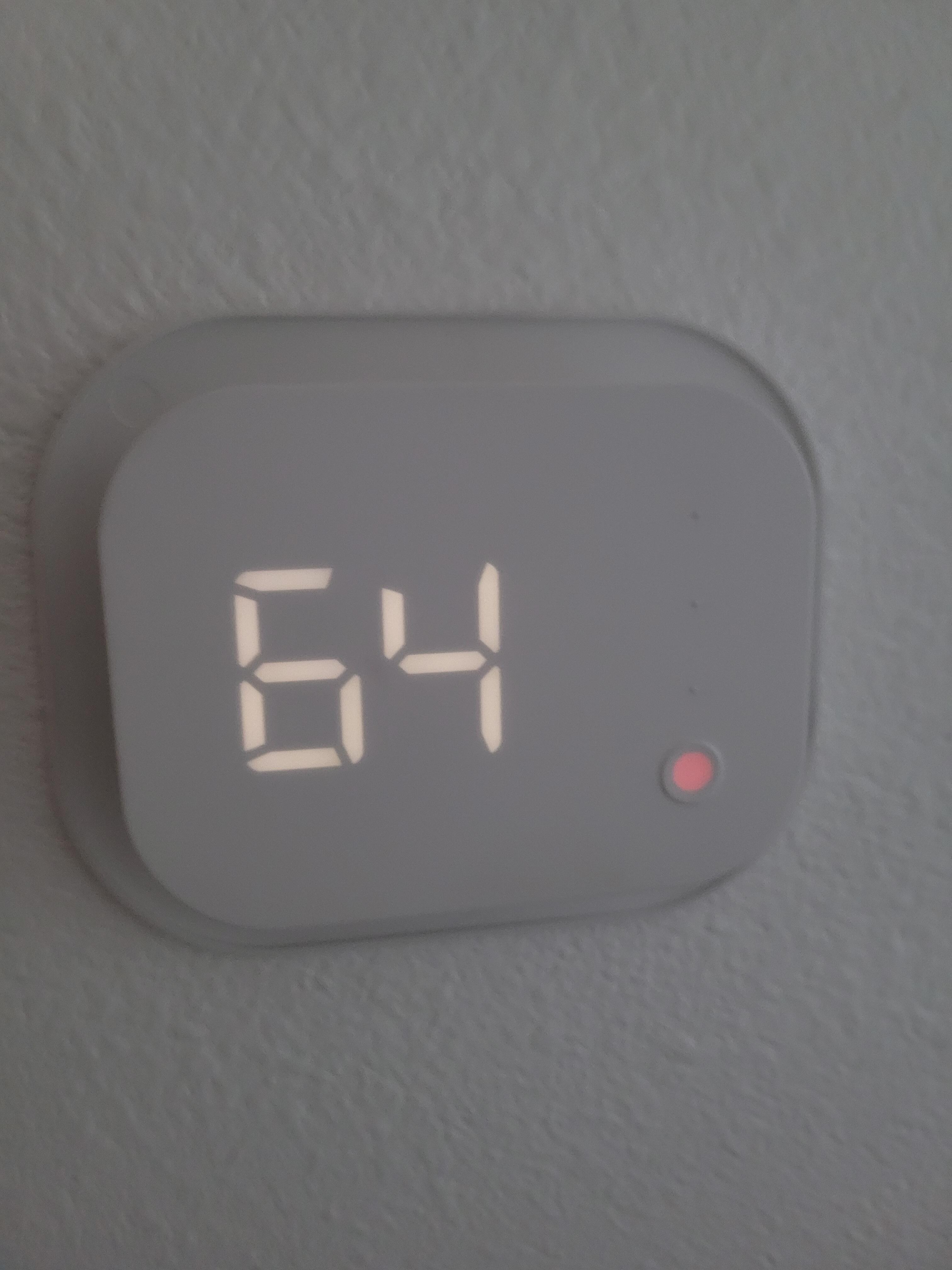 Thermostat after calling Manager/Owner
