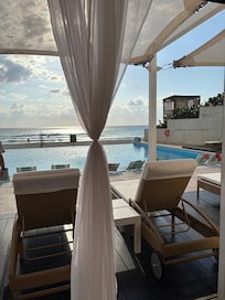 Reserved cabana view