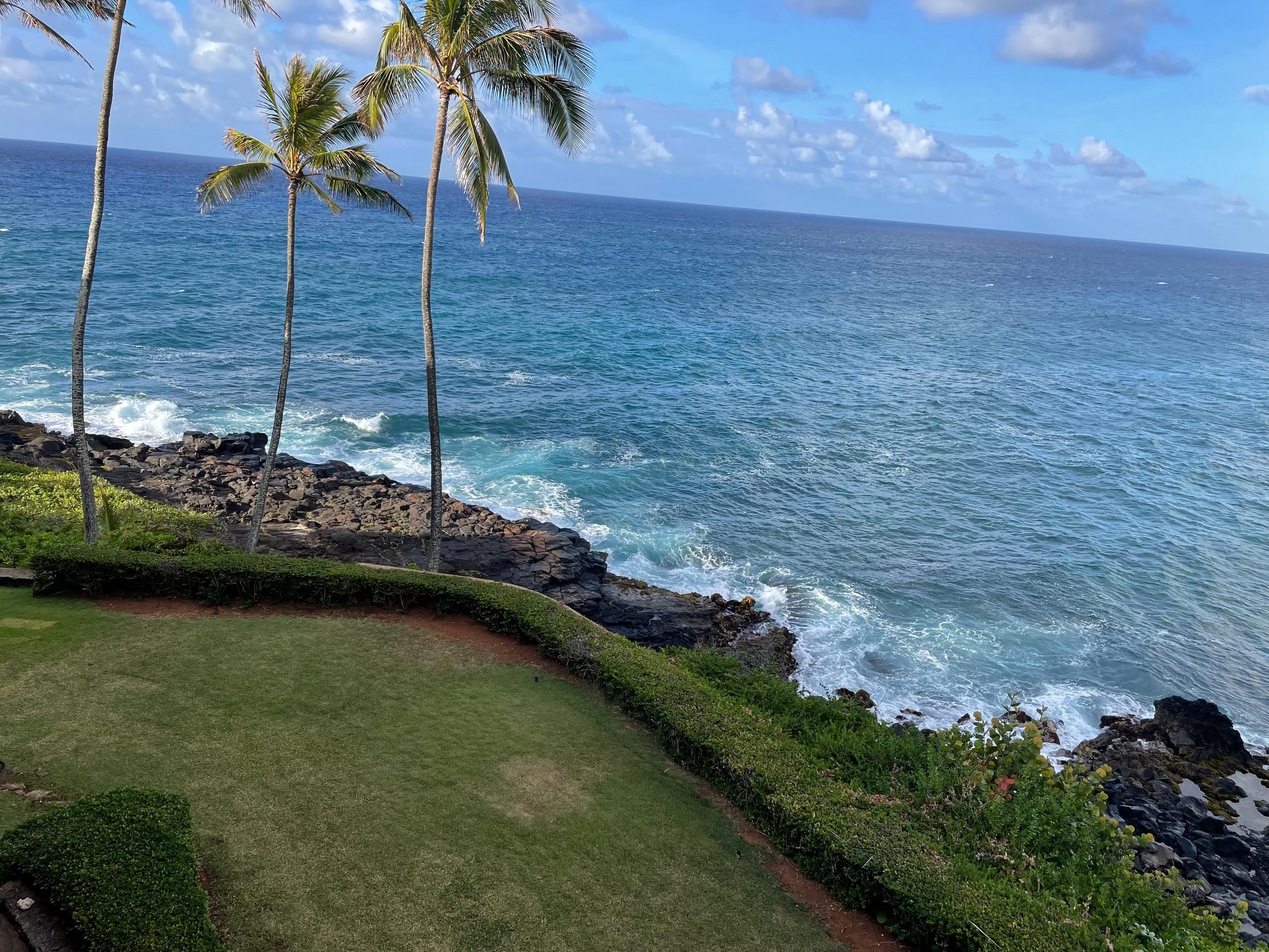 Off deck in living room
