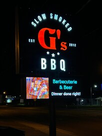 BBQ place across the street.