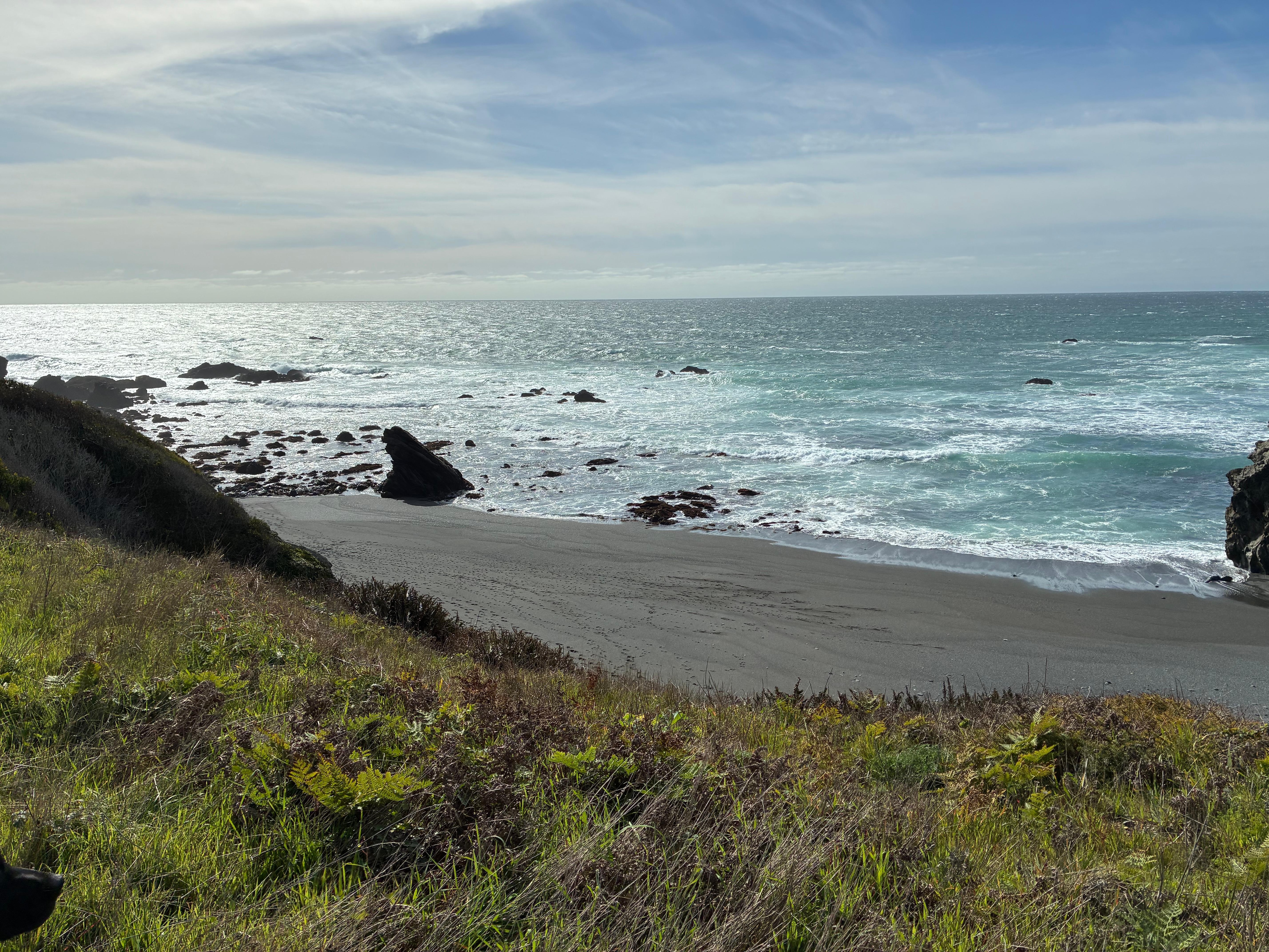 Beach near the house.