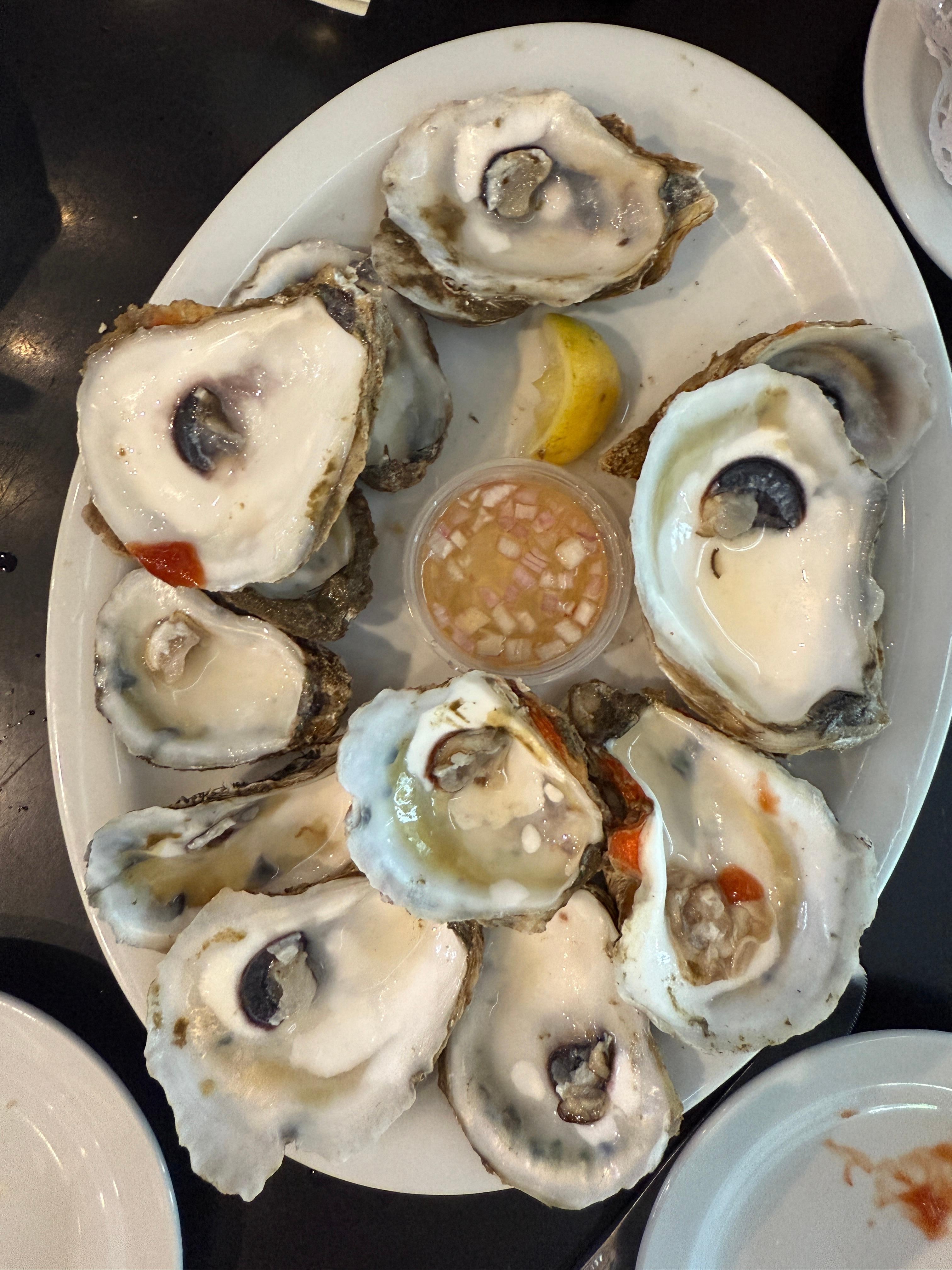 Lots of good seafood 