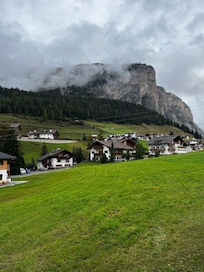View behind the hotel