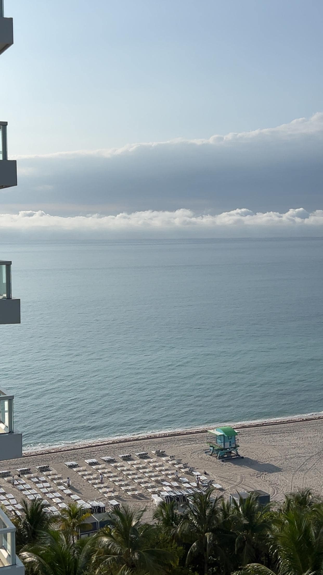 Morning view from the balcony 