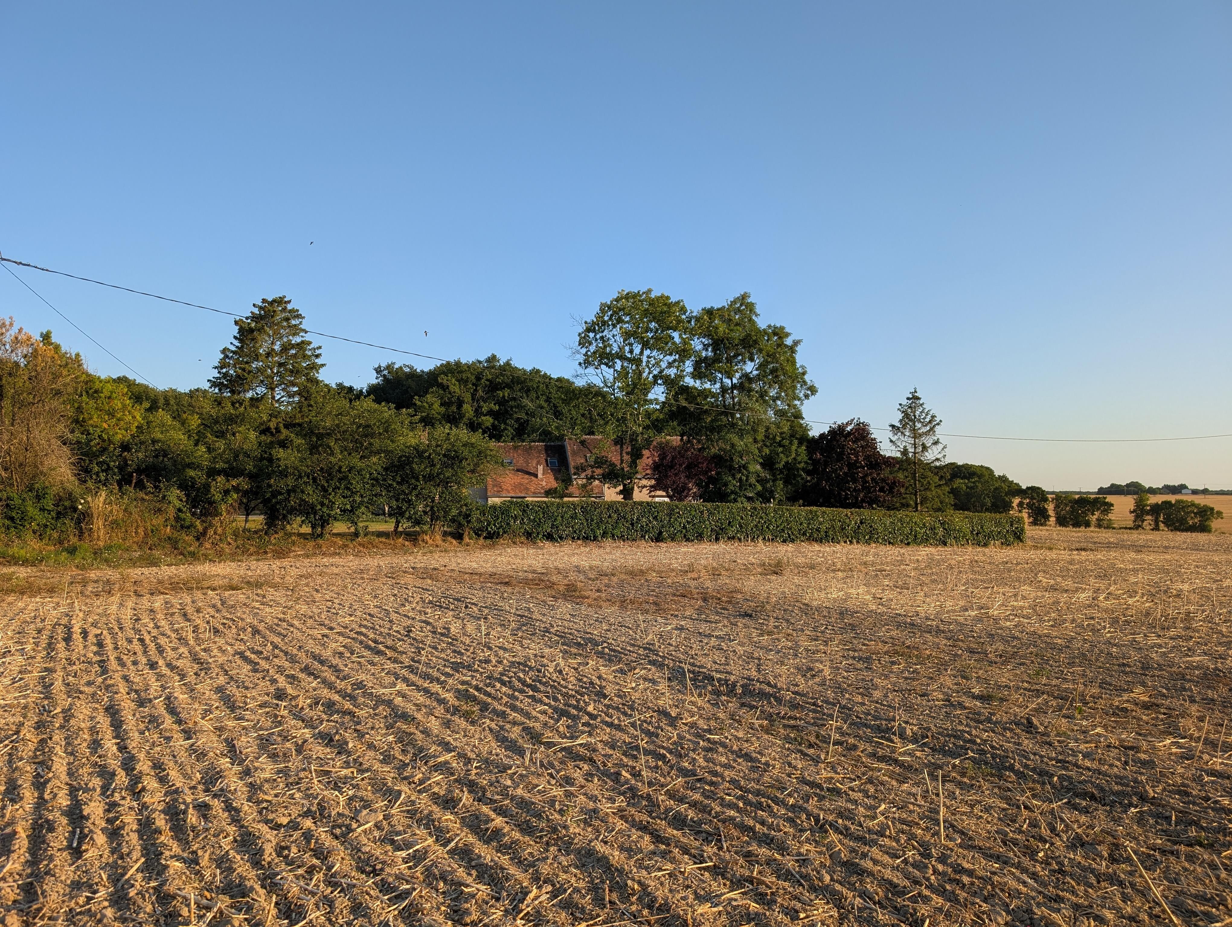 House from single track access road