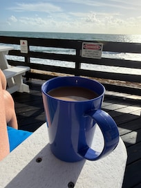 Morning coffee with amazing view