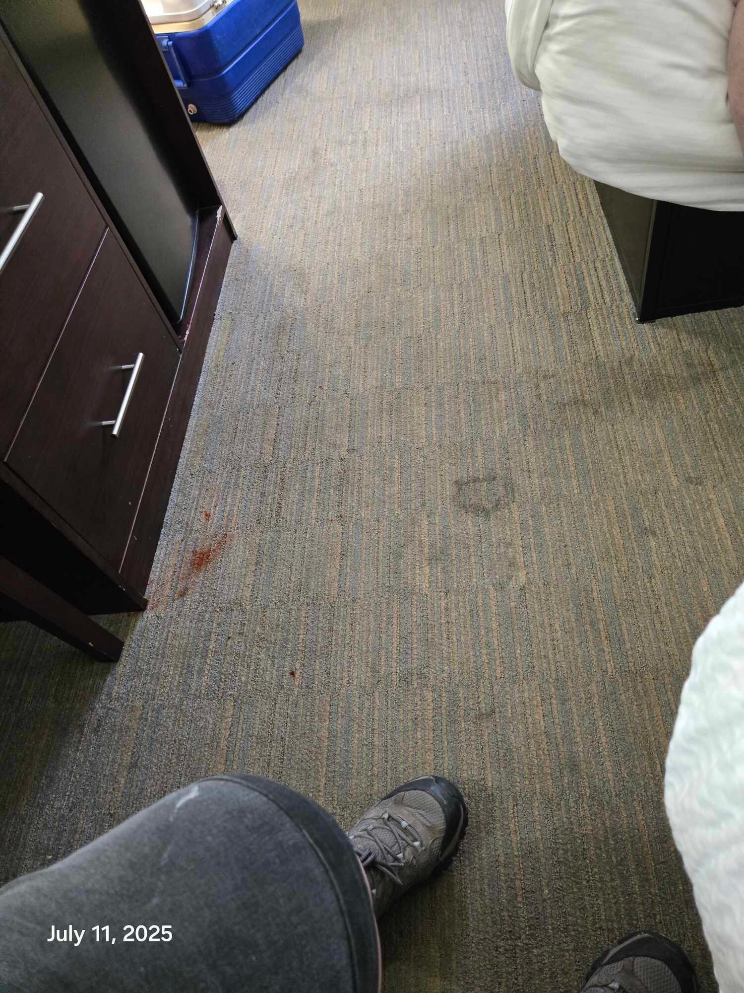 Carpet stains