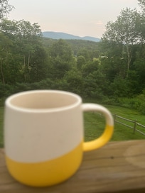 View off the deck. That was beautiful.