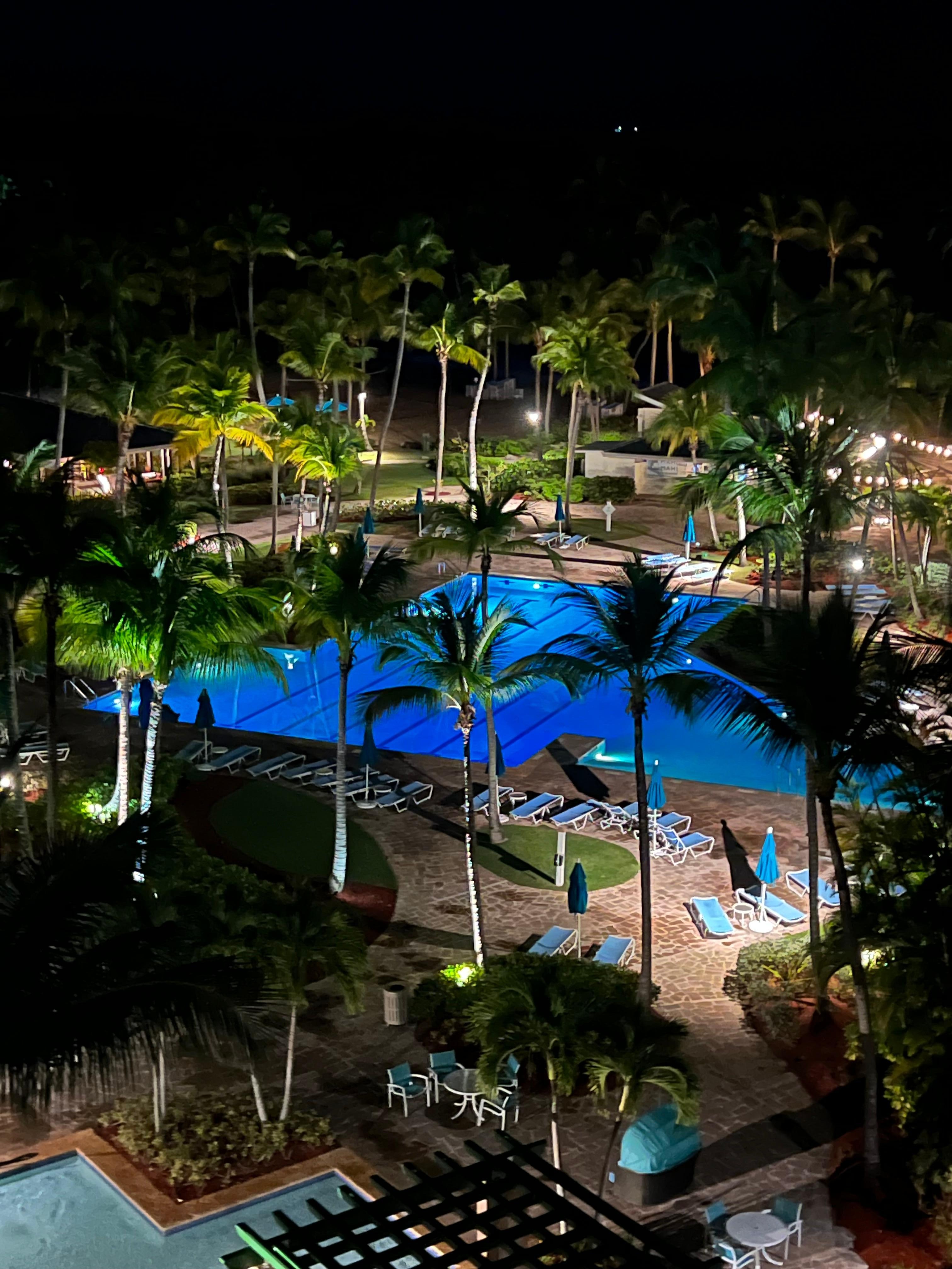 Evening view from 7th floor Balcony