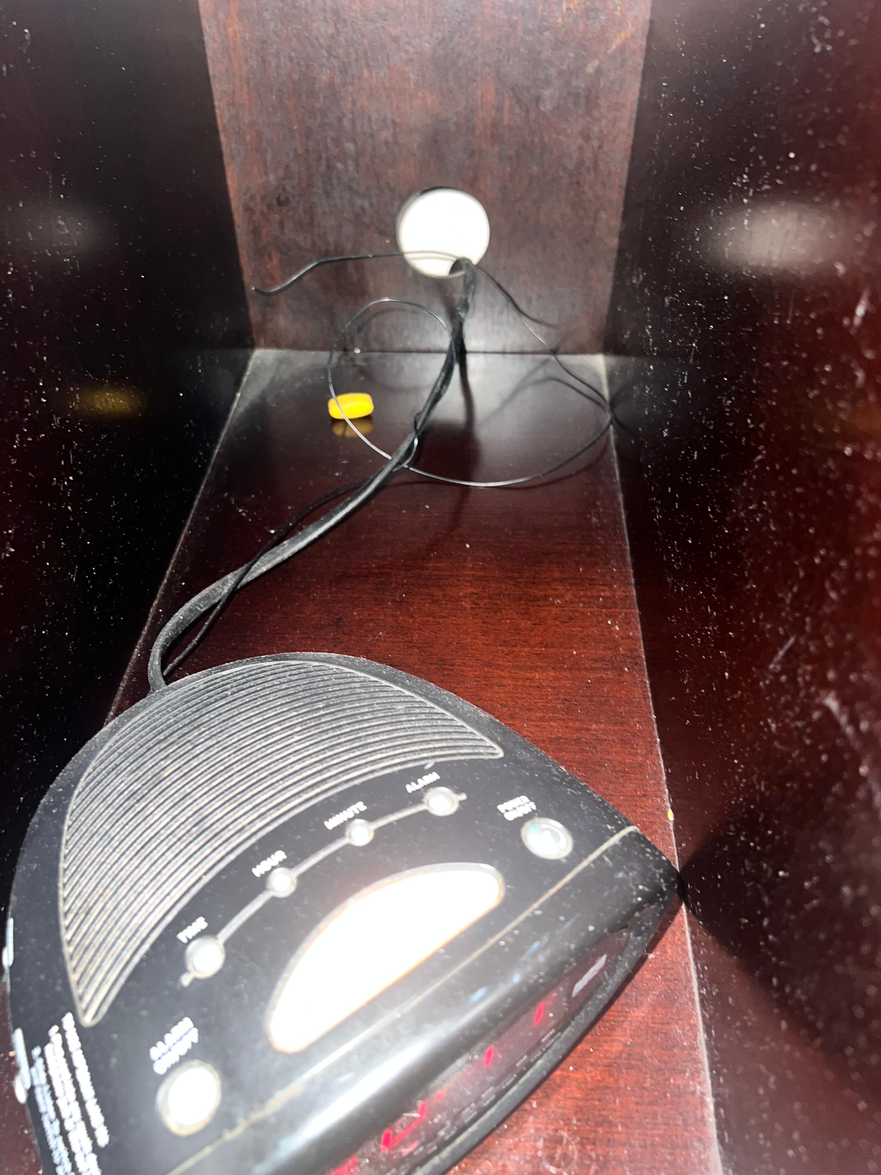 Unidentified pill that was there when we arrived. 