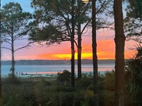 Beautiful sunsets each night - watch from the house or walk a few steps to the beach!