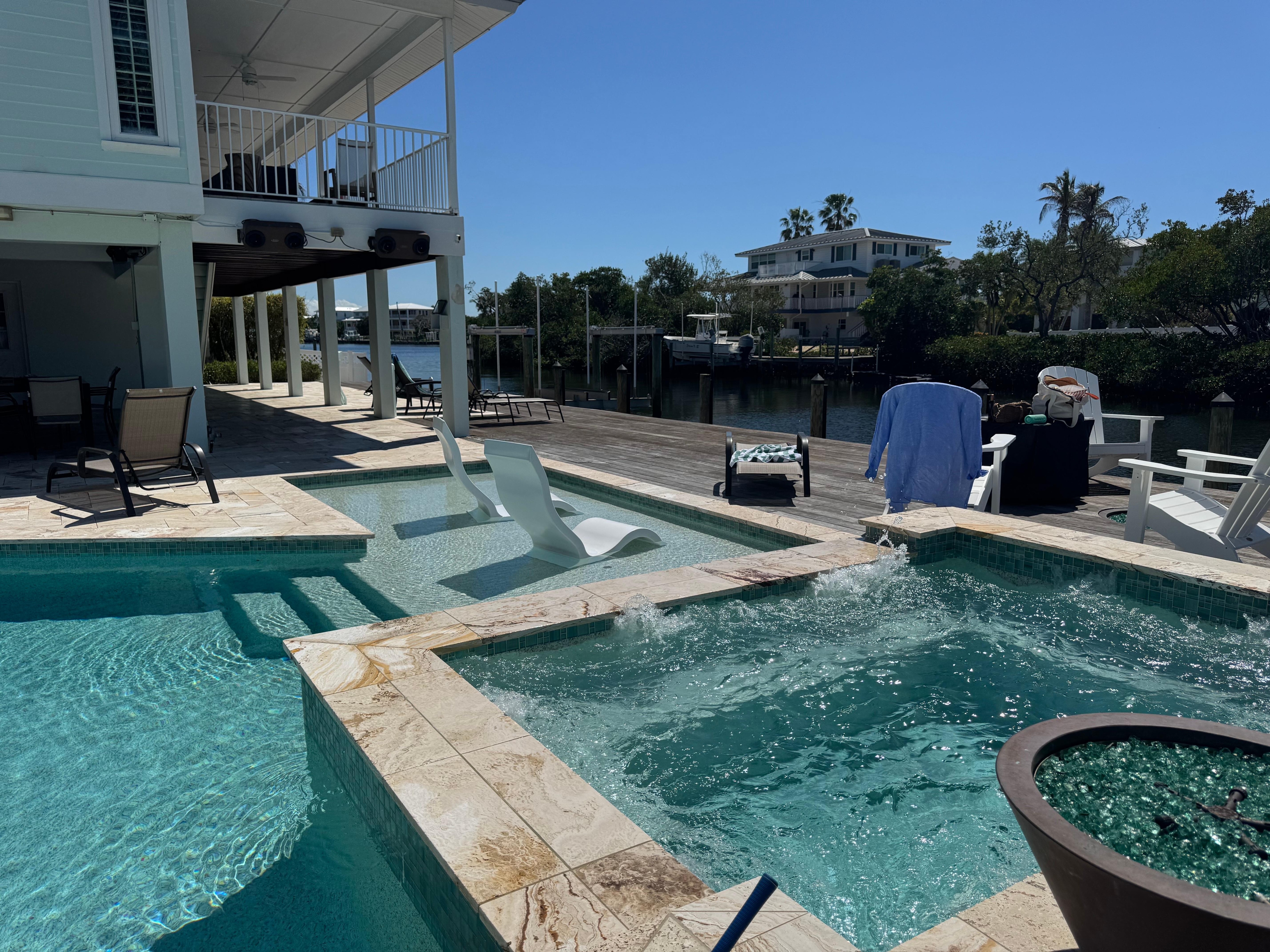 Enjoying the outdoor space!