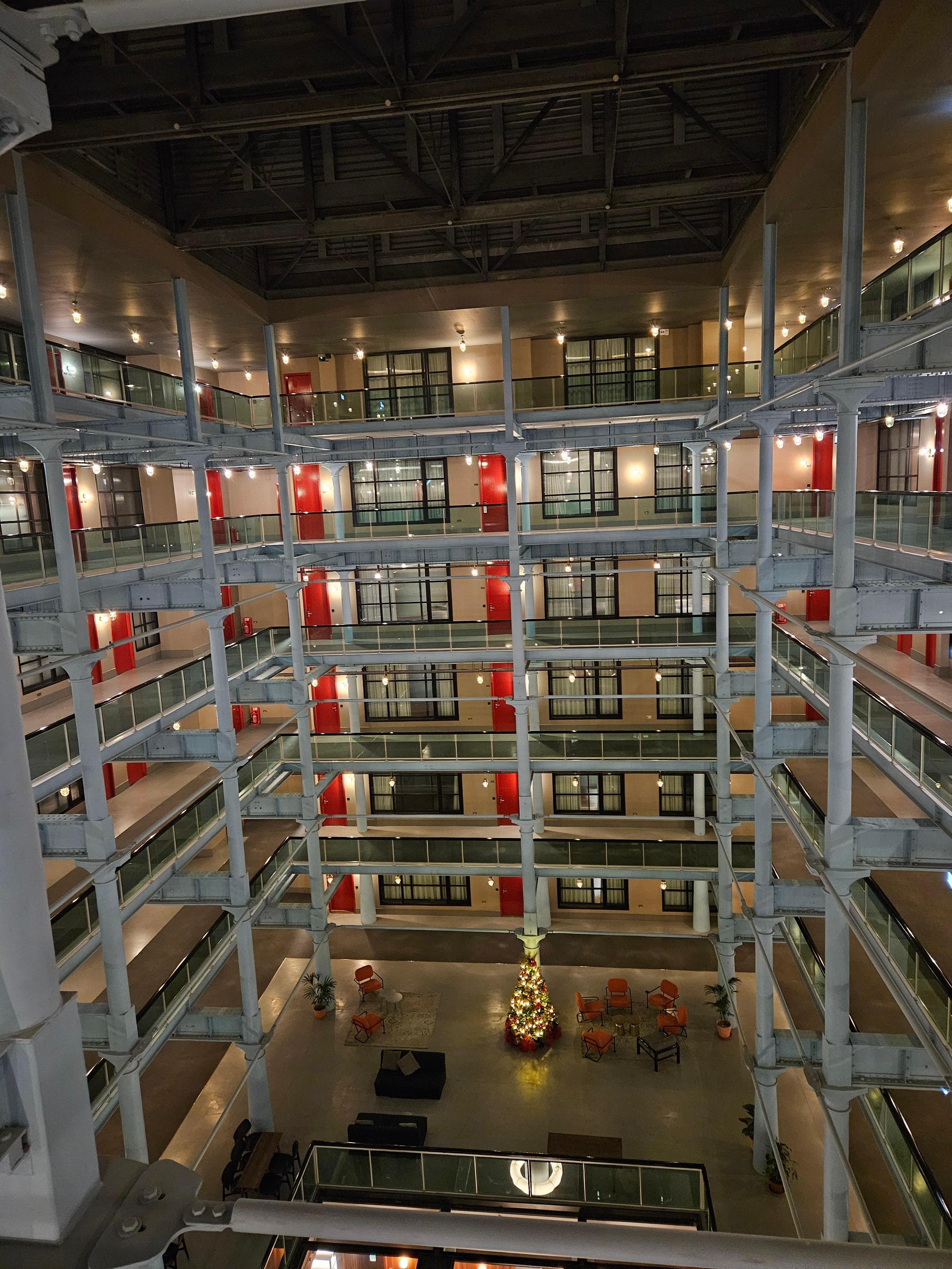 From lifts to shared front door of flat