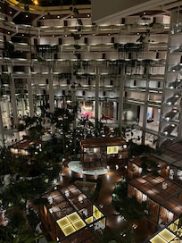 Lobby at night