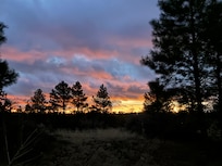 Sunrise at the hotel