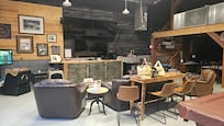 Living area with entertainment area.
