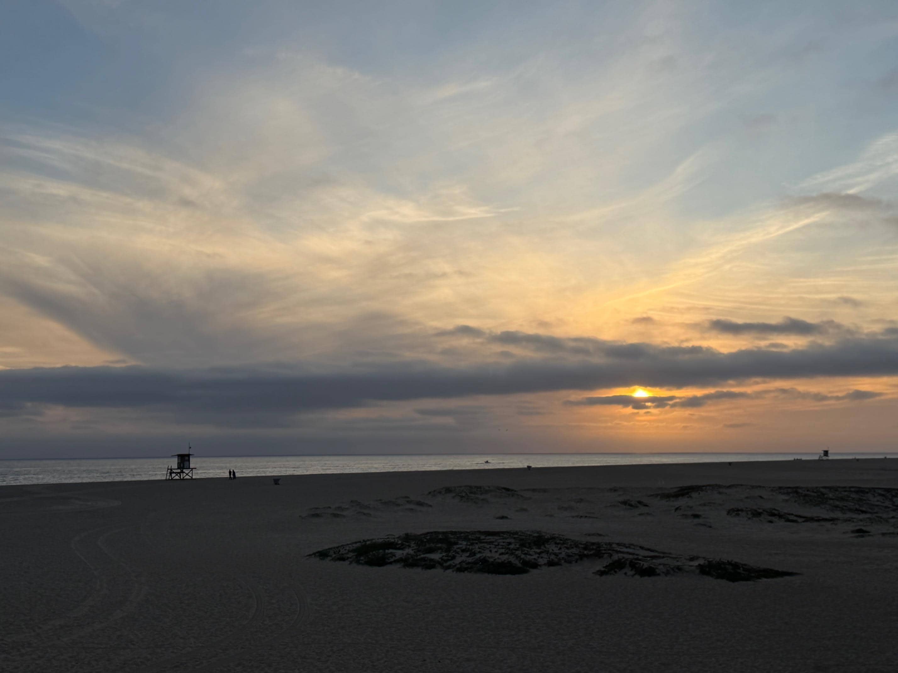Sunset from the balcony